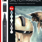 Marabu Sketch Marker 6er Set Alpha Robot Du Path.indd